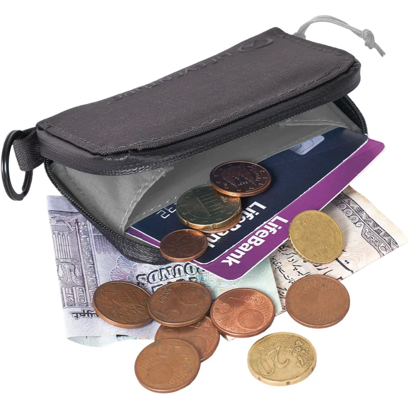 Lifeventure RFiD Coin Wallet, grå