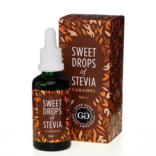 Stevia Dråber karamel - 50 ml.