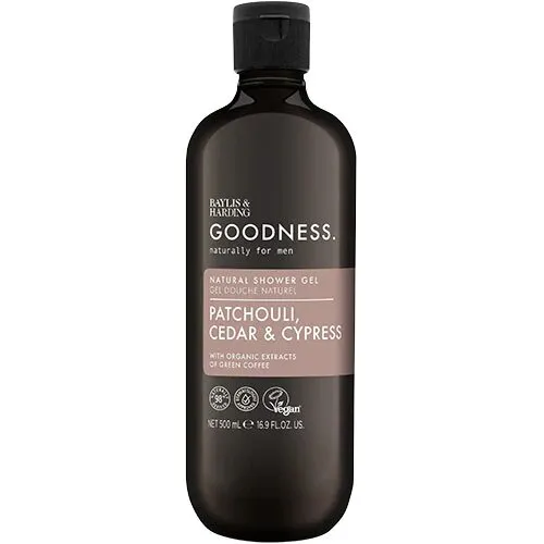 Baylis & Harding Men  Patchouli, Cedar & Cypress Shower Gel - 500 ml.