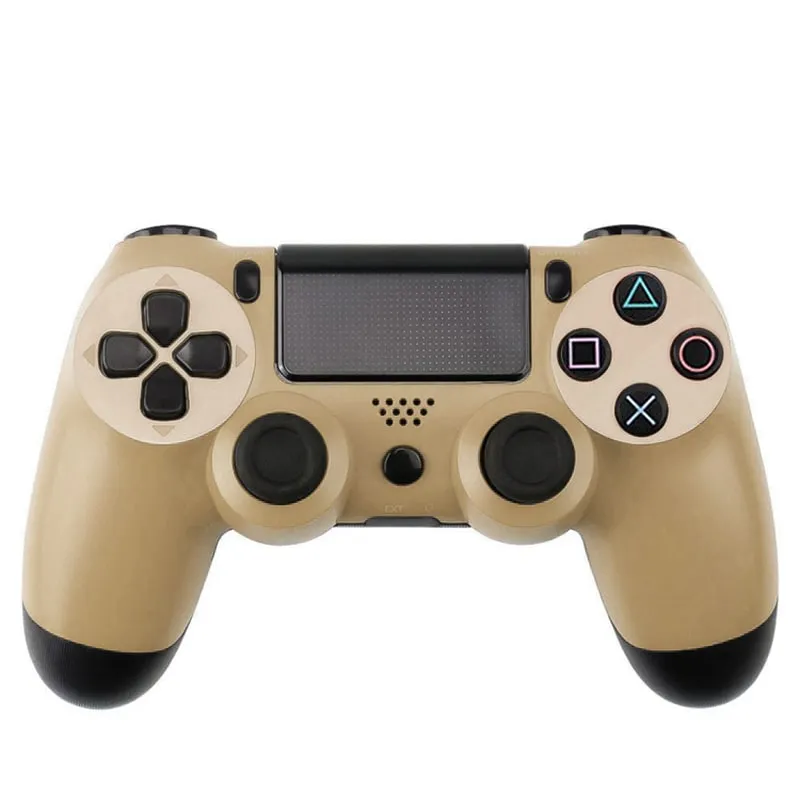 Trådløs Controller til PS4  -  Gold, inkl. PS4 Oplader Kabel
