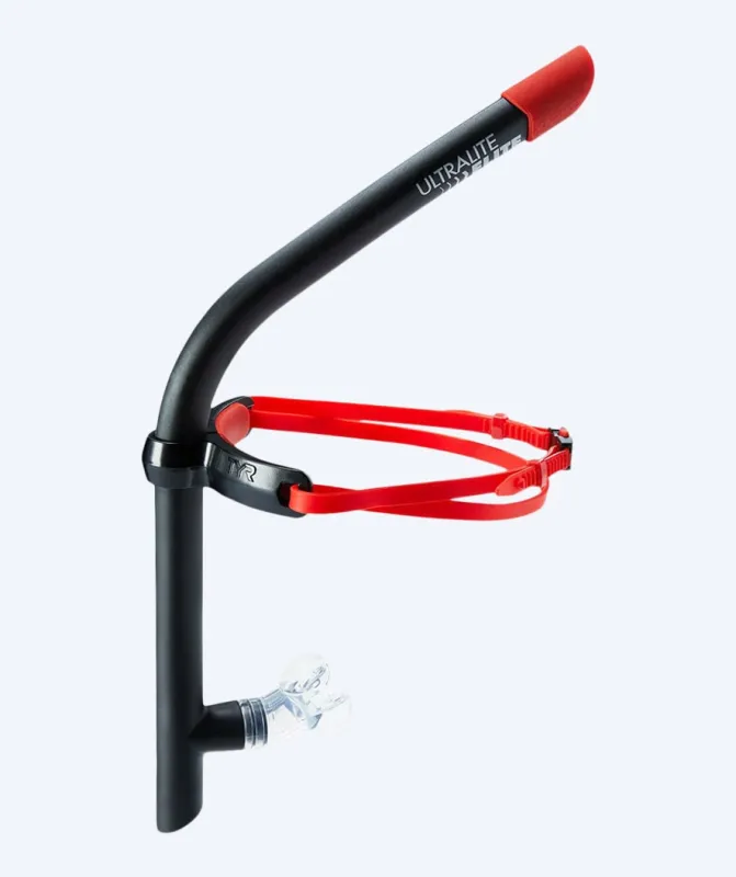 TYR centersnorkel - Ultralite Elite - Sort
