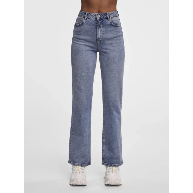 Pieces dame jeans PCHOLLY - Medium blue denim