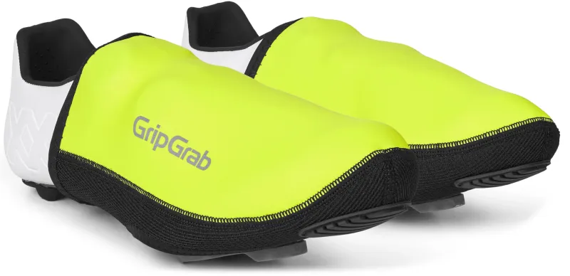 GripGrab PACR Vindtæt Toe Cover - Yellow Hi-Vis