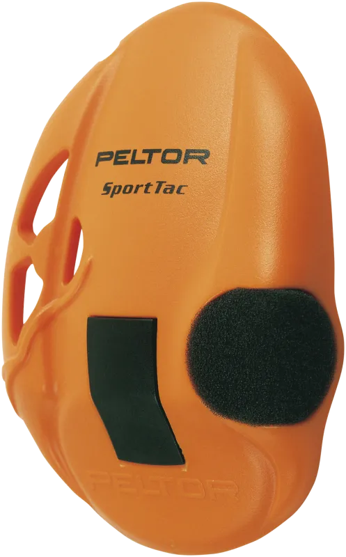 Peltor SportTac erstatningsskaller, orange, 2stk