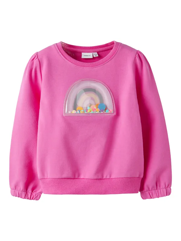 Name It Dottana LS Sweat Shirt - Strawberry Moon - 92 cm