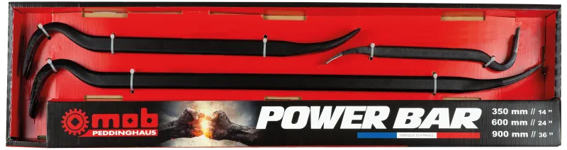 PowerBar koben 350-600-900mm, sæt 3 stk