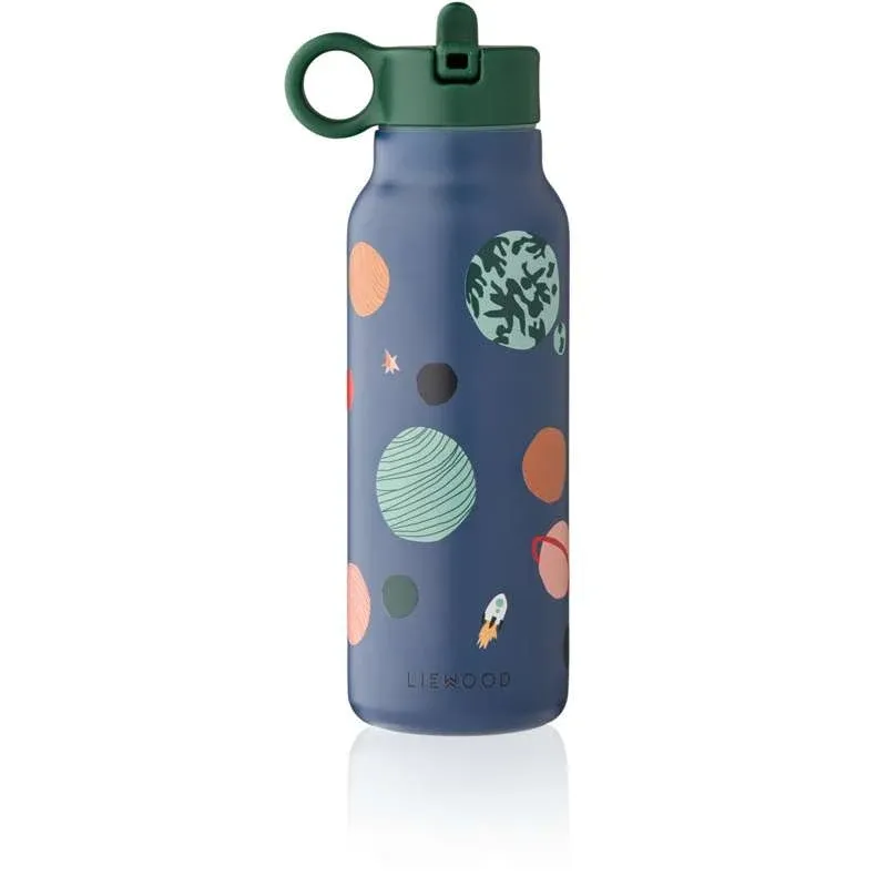 Liewood Falk Drikkeflaske - Rustfrit Stål - 350ml - Universe/Classic Navy