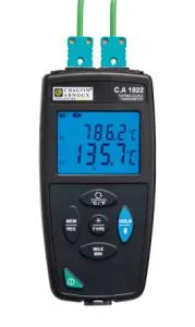 CA1822 - 2 kanal temperaturdatalogger med display
