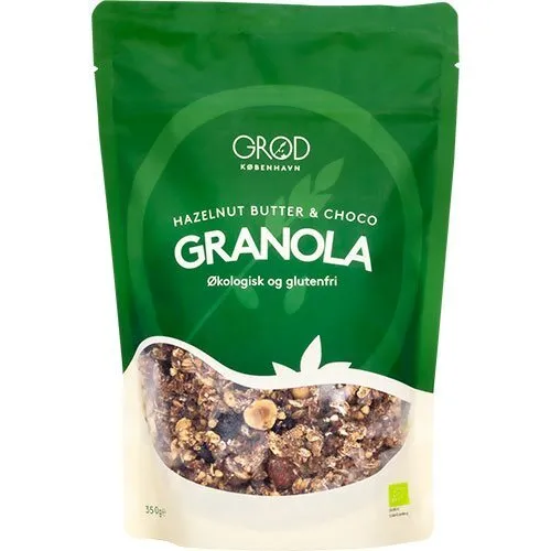GRØD Hazelnut Butter & Choco Granola Økologisk - 350 gram