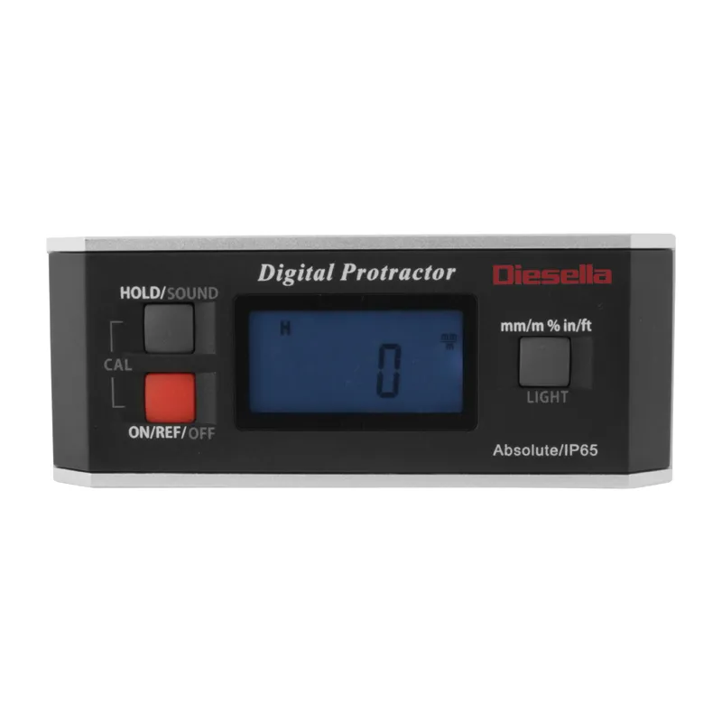 Digital vaterpas IP65 150 mm/0,05° 4x90° med stort LCD display