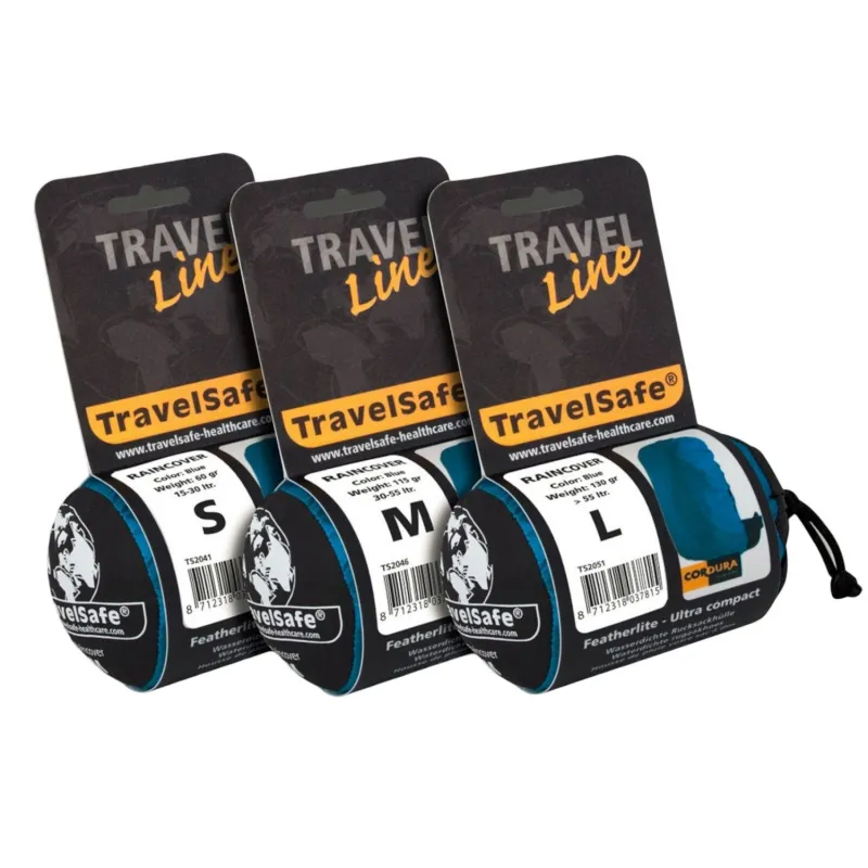 TravelSafe Featherlite Regnslag M, blå