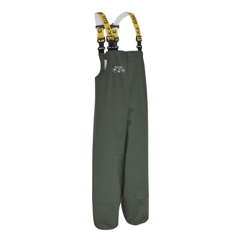 ELKA PRO Overall m/ knæforstærkning - Oliven - XS