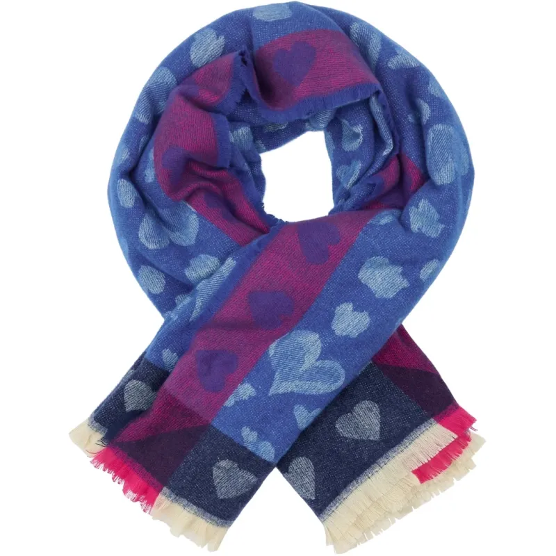 Marta du Chateau dame tørklæde MdcSoraka BA-1499 - Blue