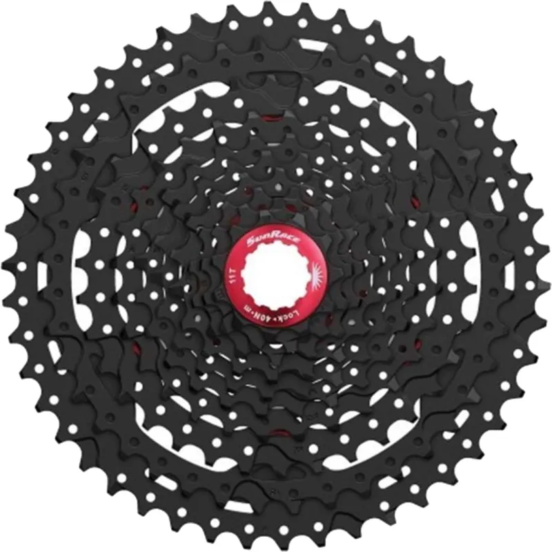 Sunrace CSMS3 Kassette 10 speed 11-46T MTB Sort