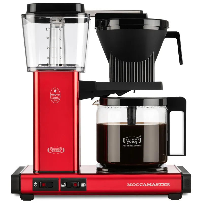 Moccamaster Optio kaffemaskine, rød