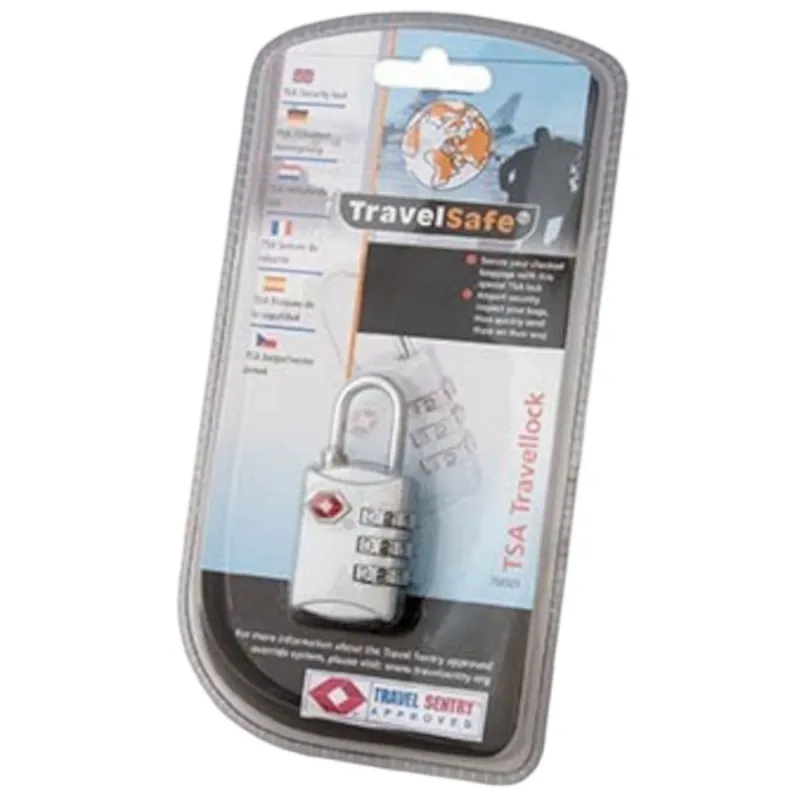 TravelSafe Combination Lock TSA med kode