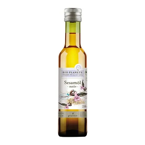 Sesamolie native Øko. - 250 ml.