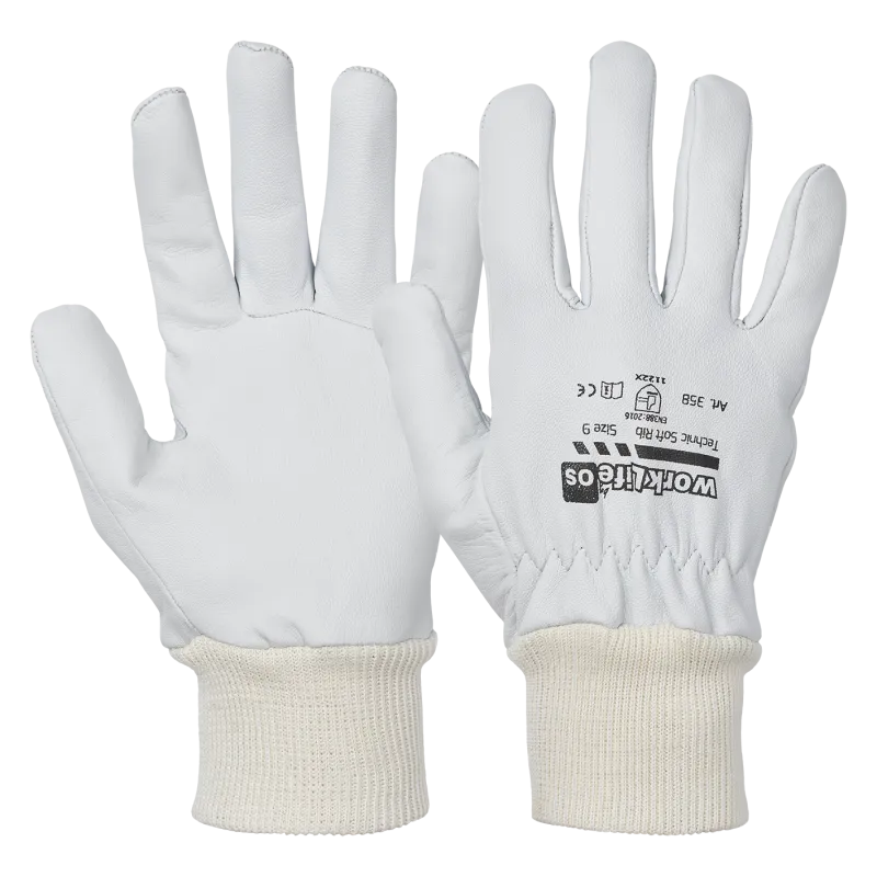 Teknikerhandske Technic Soft Rib Str. 10