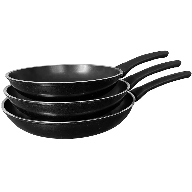 Combekk Stekpannesæt 3 dele, aluminium