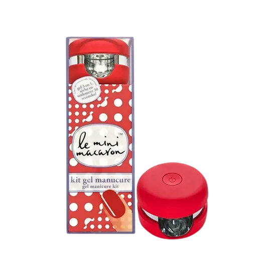 Le Mini Macaron Manicure Kit Cherry Red