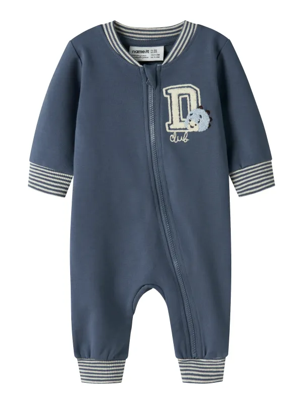 Name It Koppe - LS Sweat Suit - Vintage Indigo - 50 cm