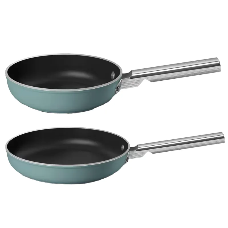 Smeg stegepandesæt 20+28 cm, smaragdgrøn