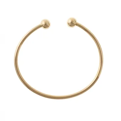 Armring i 14 kt. Guld med små Kugler