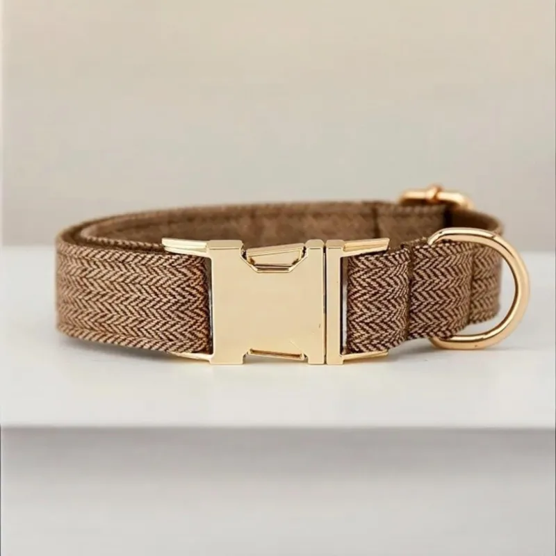 Hundehalsbånd  Ella - tweed - Xxs