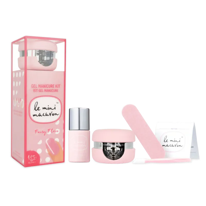 Le Mini Macaron Manicure Kit Fairy Floss