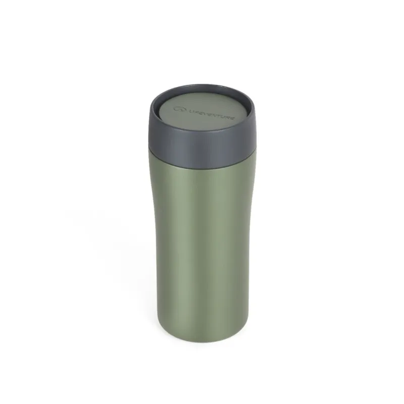 Lifeventure One Touch Thermal Mug, termokrus, 350 ml, khaki