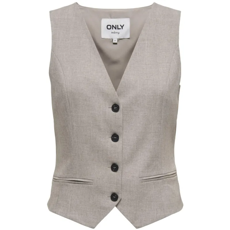 ONLY dame vest ONLLINDA - Fungi MELANGE