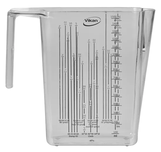 Vikan Præpareringskande, 1,5 Liter, Transparent