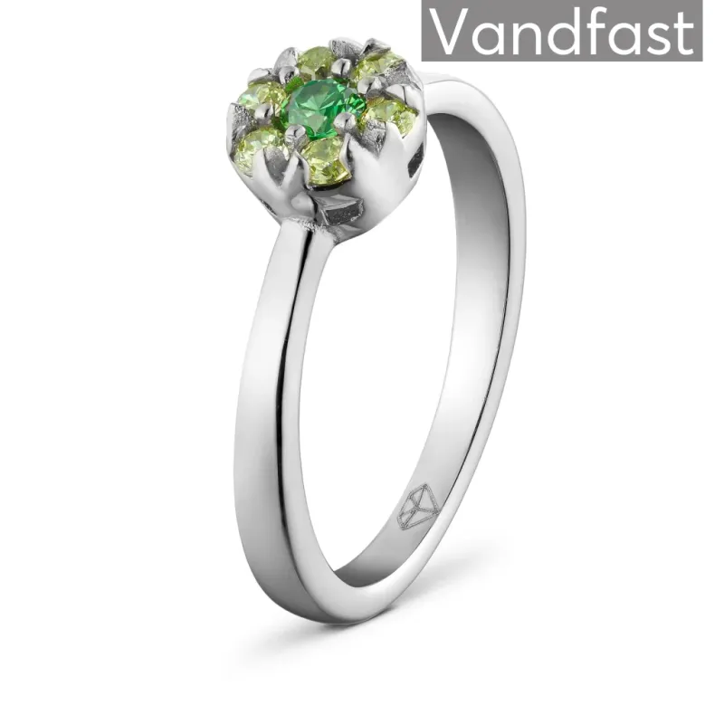 ANNEBRAUNER Flower Apple Green Ring
