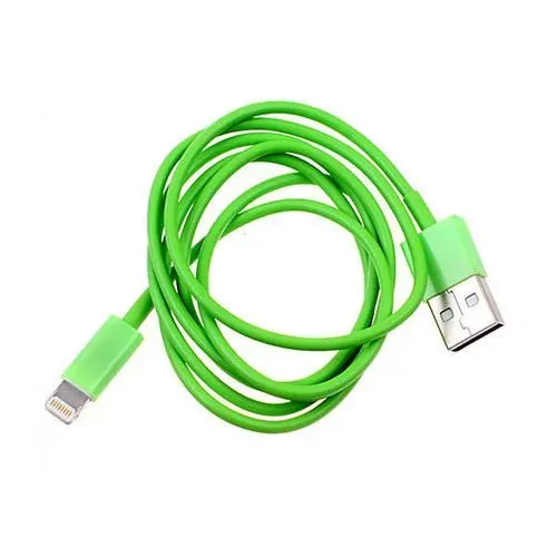 Lightning-USB Datakabel. 1 m. Grøn.