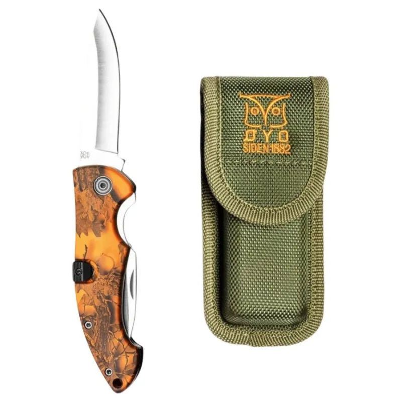 Oyo Dyranut Hunting Folding Knives, jagtkniv, orange