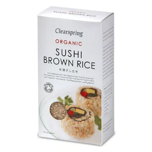 Clearspring Brune sushi ris Ø (500 gr.)