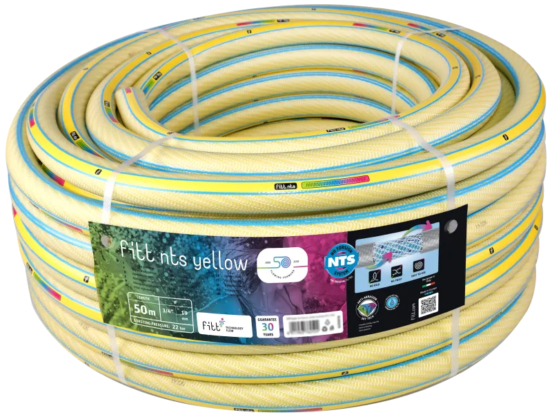 Fitt NTS Yellow vandslange 7bar 3/4"×50mtr