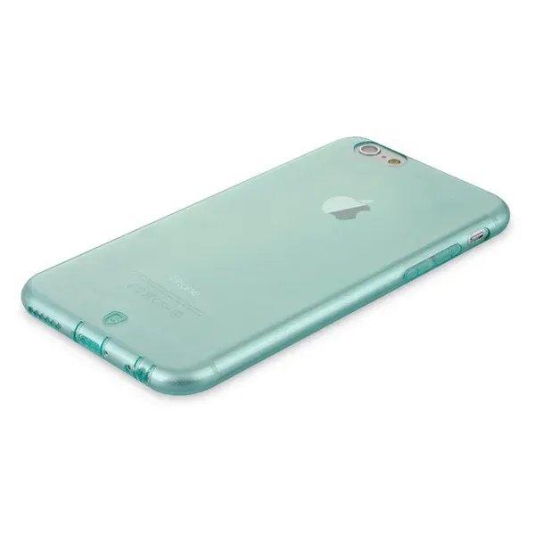 Baseus 0.7mm Slim Gel Cover til iPhone 6/6S. Gennemsigtig grøn.