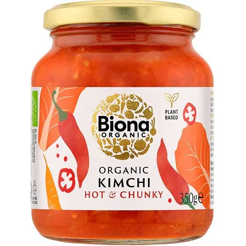 Kimchi - Hot & Chunky Økologisk - 350 gram