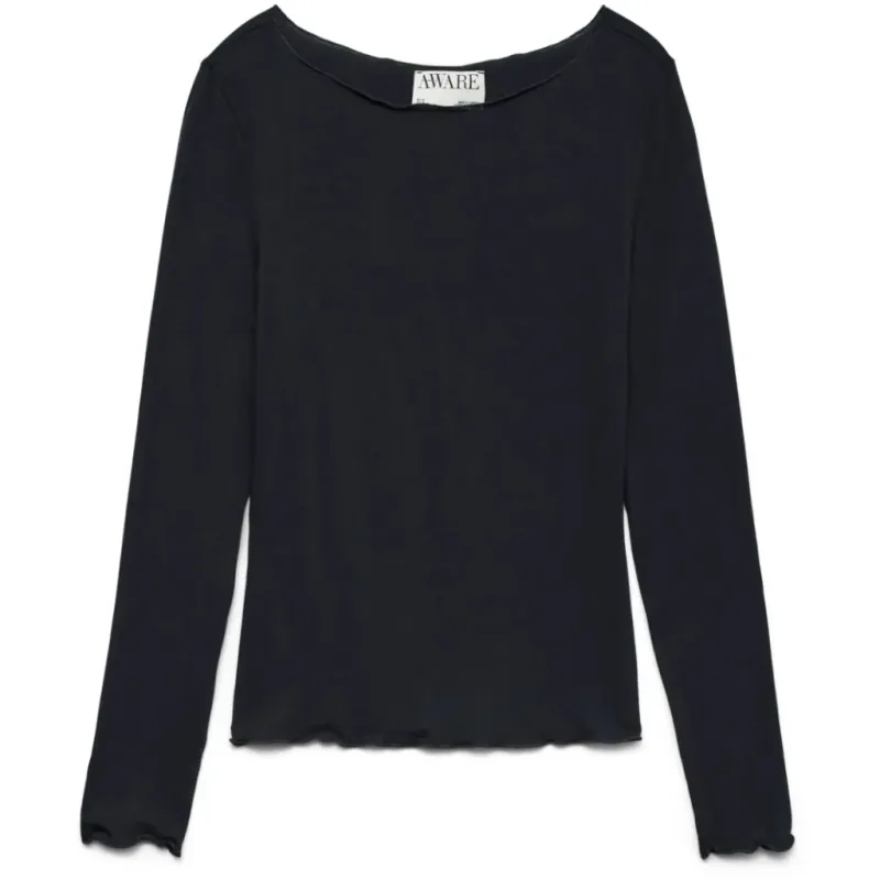 VERO MODA dame bluse AWGLESHA - Black