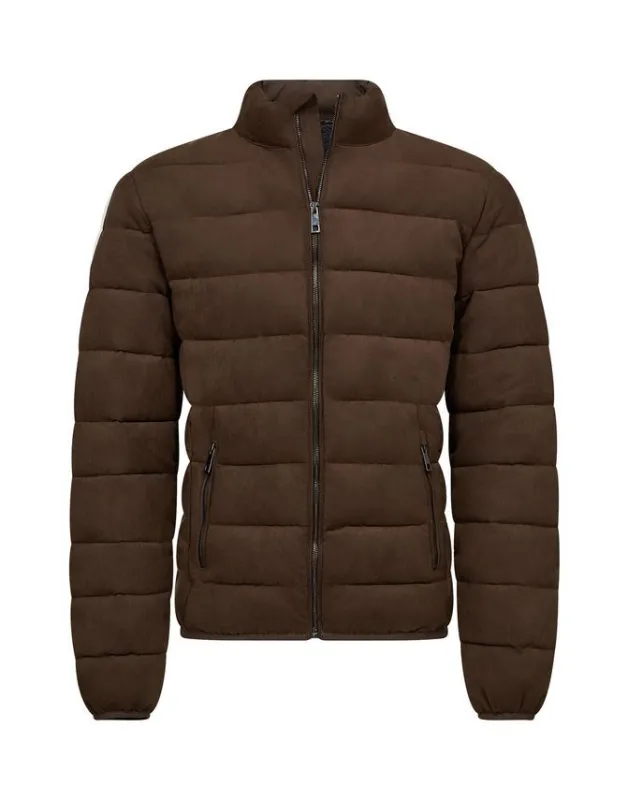 Jacket fake suede modern fit