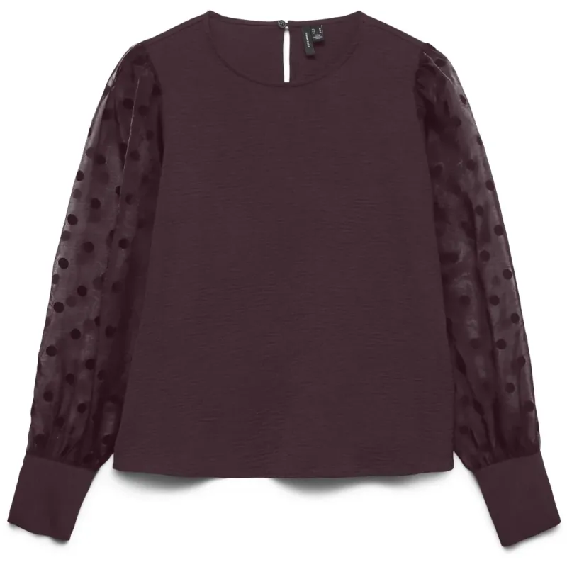 Vero Moda dame top VMALVA - Winetasting