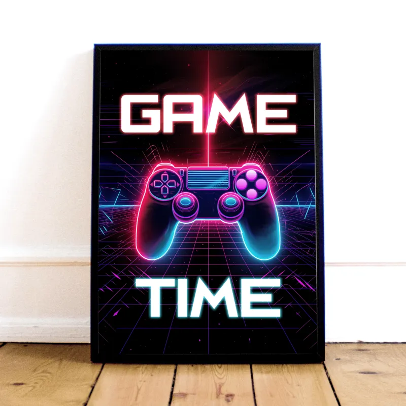 "Game Time" Plakat - GEEKD.dk
