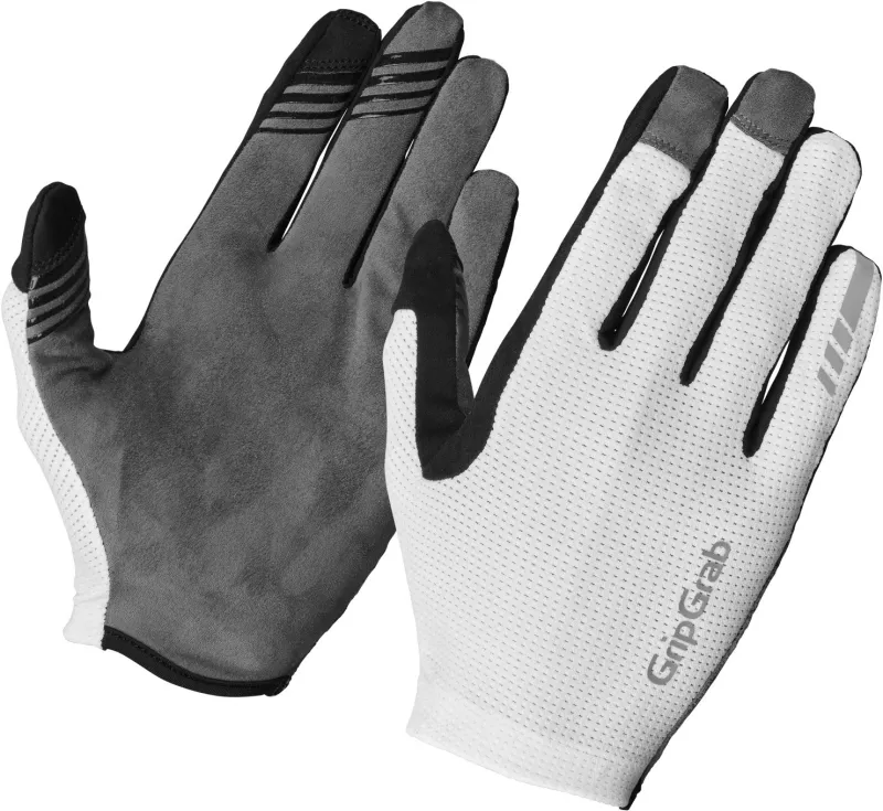 GripGrab PACR InsideGrip™ Langfingret Sommerhandsker - White