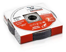 Slibeskiver metal Ø 125x6,0 mm - 3 stk
