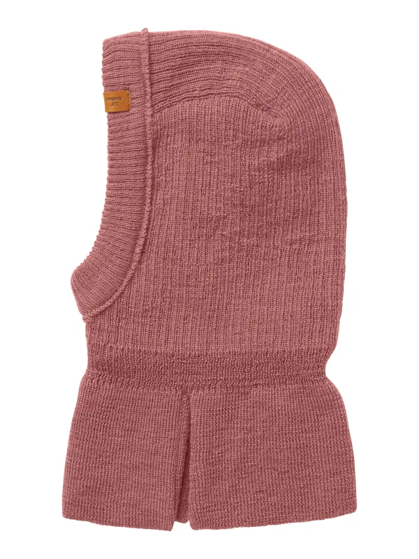 Lil Atelier Nanson - Knit Balaclava - Withered Rose - 34/39