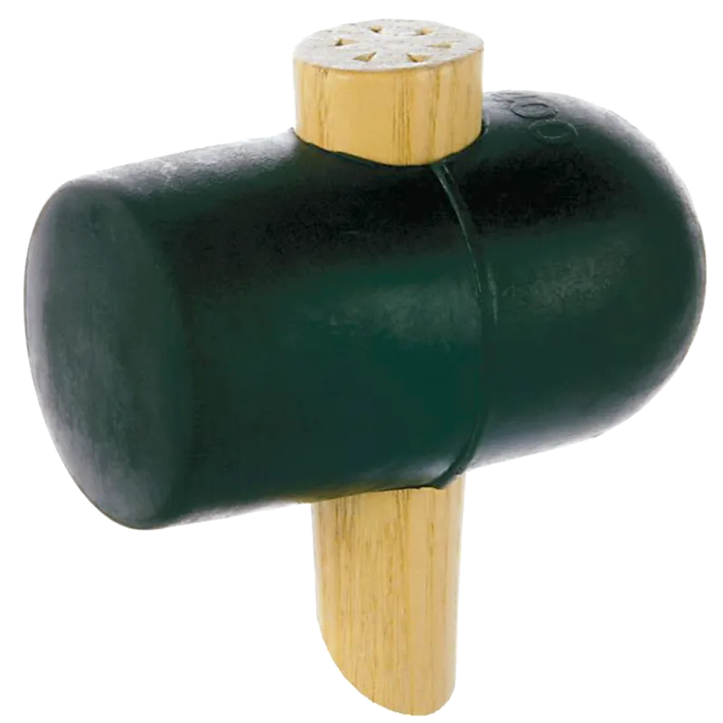 Gummihammer rund/flad bane hvid ø65 mm
