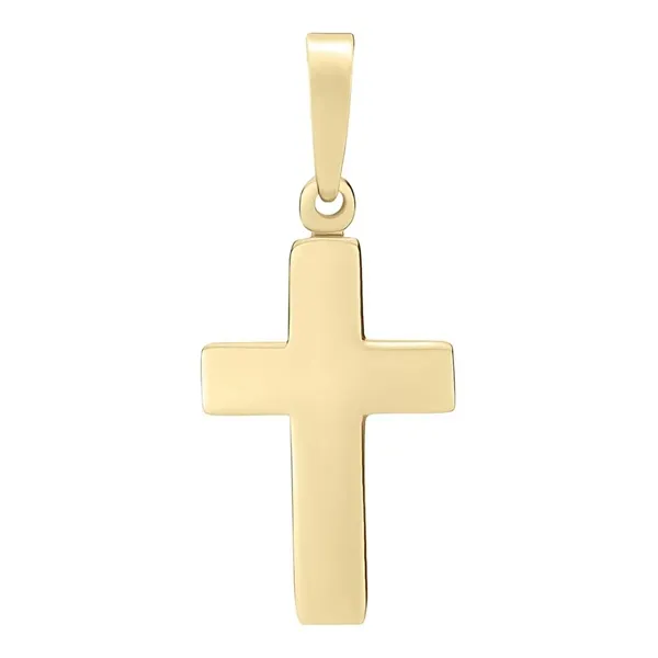 Vedhæng i 8 kt. Guld med kors  -  15 x 10 mm