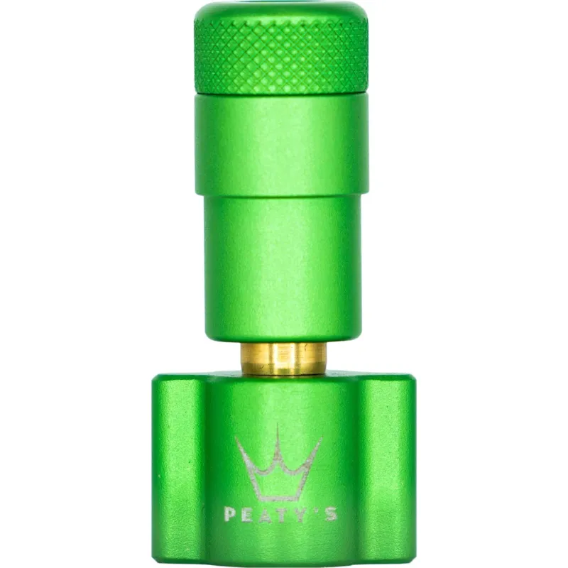 Peaty's Holeshot CO2 Tyre Inflator Head - Emerald