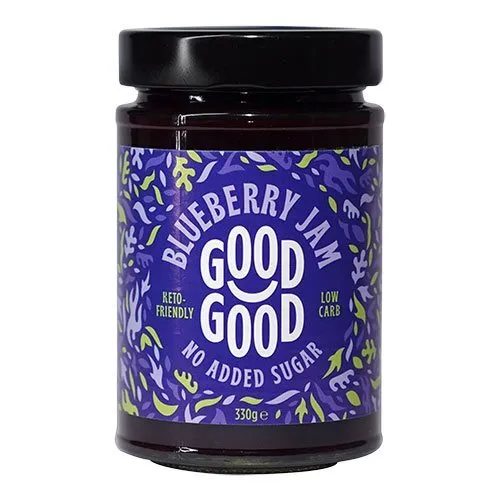 Blåbærmarmelade med stevia Sweet Jam - 330 gram